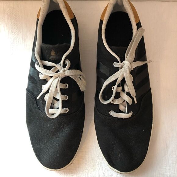 ADIDAS ORIGINALS Suede Black Sneakers Size 13 Men's - Picture 2 of 13